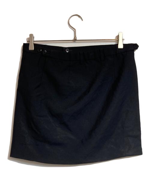 LAD MUSICIAN（ラッドミュージシャン）LAD MUSICIAN (ラッドミュージシャン) ウールギャバ巻きスカート ブラック サイズ:42の古着・服飾アイテム