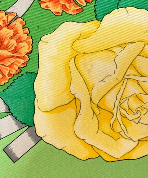 HERMES（エルメス）HERMES (エルメス) カレ90 グリーンの古着・服飾アイテム