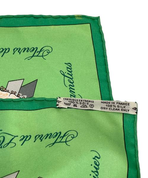 HERMES（エルメス）HERMES (エルメス) カレ90 グリーンの古着・服飾アイテム