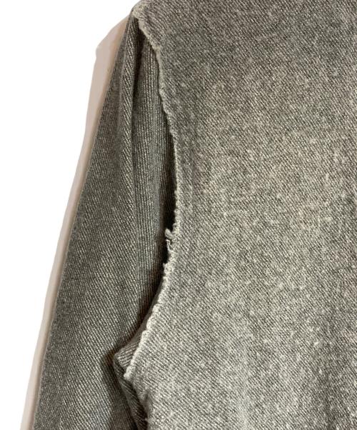 COMME des GARCONS HOMME（コムデギャルソン オム）COMME des GARCONS HOMME (コムデギャルソン オム) ピリング加工切替ウールシャツ グレー サイズ:Freeの古着・服飾アイテム