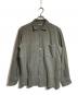 COMME des GARCONS HOMME（コムデギャルソン オム）の古着「ピリング加工切替ウールシャツ」｜グレー