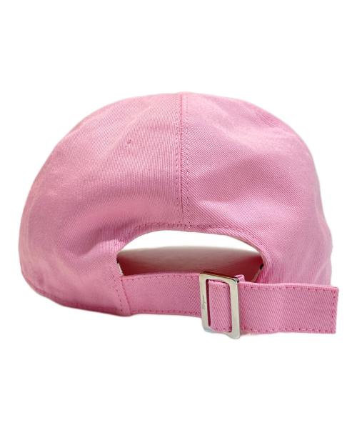 Salvatore Ferragamo（サルヴァトーレ フェラガモ）Salvatore Ferragamo (サルヴァトーレ フェラガモ) ガンチーニ ロゴ刺繍キャップ ピンク サイズ:ONEの古着・服飾アイテム