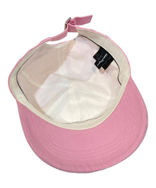 Salvatore Ferragamo（サルヴァトーレ フェラガモ）Salvatore Ferragamo (サルヴァトーレ フェラガモ) ガンチーニ ロゴ刺繍キャップ ピンク サイズ:ONEの古着・服飾アイテム