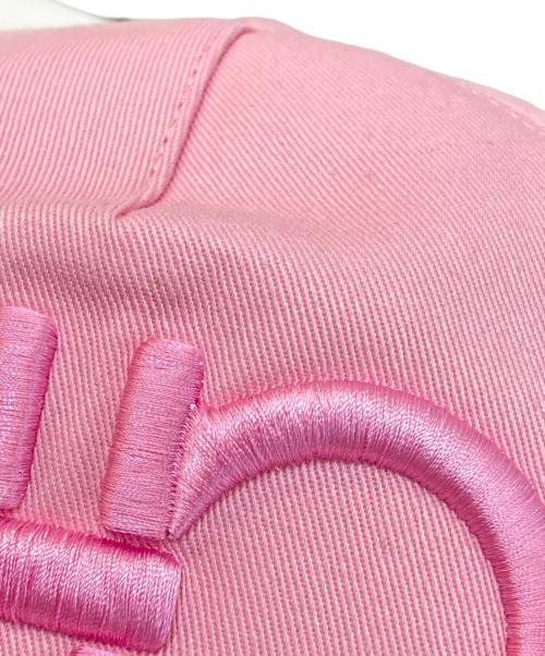 Salvatore Ferragamo（サルヴァトーレ フェラガモ）Salvatore Ferragamo (サルヴァトーレ フェラガモ) ガンチーニ ロゴ刺繍キャップ ピンク サイズ:ONEの古着・服飾アイテム