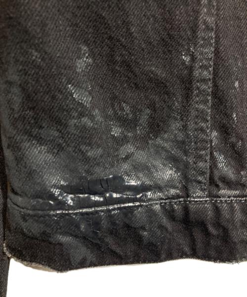 JIL SANDER（ジルサンダー）JIL SANDER (ジルサンダー) ペンキ加工デニムジャケット ブラック サイズ:Mの古着・服飾アイテム