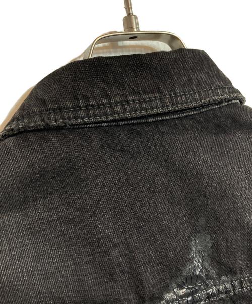 JIL SANDER（ジルサンダー）JIL SANDER (ジルサンダー) ペンキ加工デニムジャケット ブラック サイズ:Mの古着・服飾アイテム