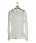 HELMUT LANG（ヘルムートラング）の古着「メッシュニットソー」｜ホワイト