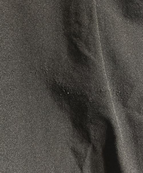 COMME des GARCONS HOMME PLUS（コムデギャルソンオムプリュス）COMME des GARCONS HOMME PLUS (コムデギャルソンオムプリュス) ポリエステル縮絨シャツ ブラック サイズ:Sの古着・服飾アイテム