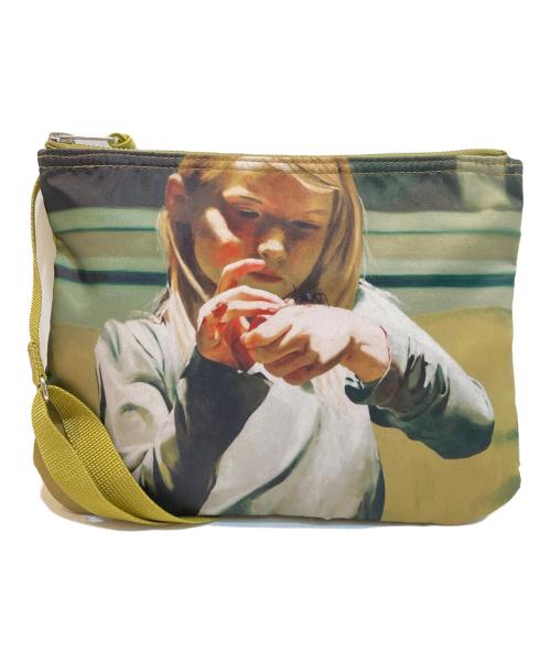 UNDERCOVER（アンダーカバー）UNDERCOVER (アンダーカバー) Markus Akesson (マーカス アーケッソン)) 転写プリントサコッシュ グリーンの古着・服飾アイテム