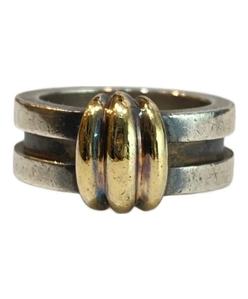 TIFFANY & Co.（ティファニー）Tiffany & Co. (ティファニー) グルーブドウィズ コンビリング シルバー×ゴールド サイズ:7.5号の古着・服飾アイテム