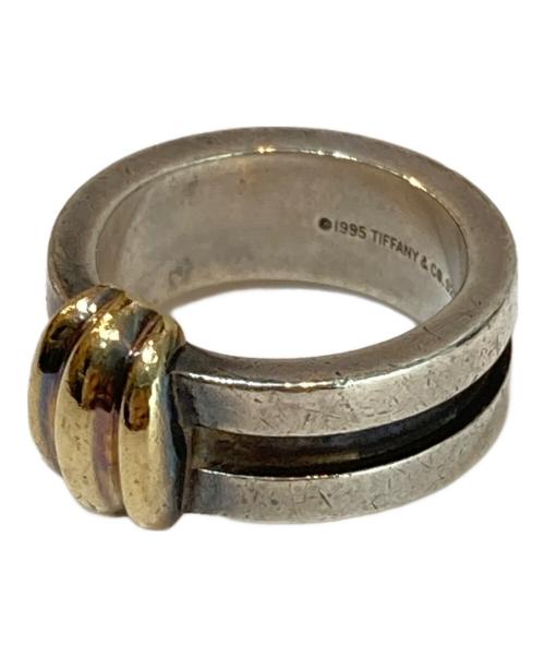 TIFFANY & Co.（ティファニー）Tiffany & Co. (ティファニー) グルーブドウィズ コンビリング シルバー×ゴールド サイズ:7.5号の古着・服飾アイテム