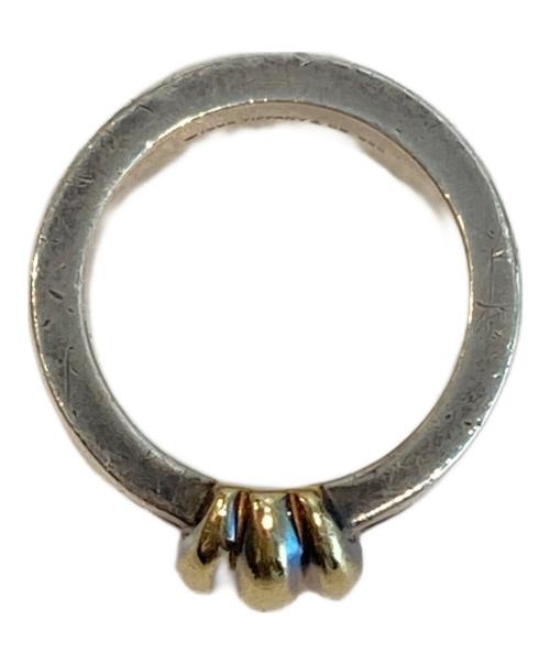 TIFFANY & Co.（ティファニー）Tiffany & Co. (ティファニー) グルーブドウィズ コンビリング シルバー×ゴールド サイズ:7.5号の古着・服飾アイテム