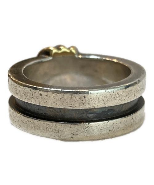 TIFFANY & Co.（ティファニー）Tiffany & Co. (ティファニー) グルーブドウィズ コンビリング シルバー×ゴールド サイズ:7.5号の古着・服飾アイテム