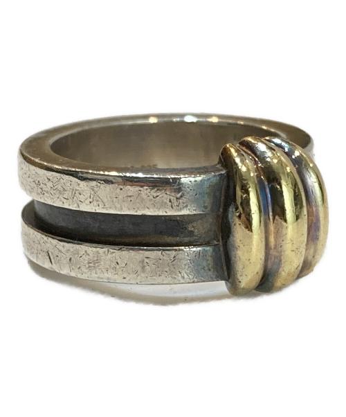 TIFFANY & Co.（ティファニー）Tiffany & Co. (ティファニー) グルーブドウィズ コンビリング シルバー×ゴールド サイズ:7.5号の古着・服飾アイテム