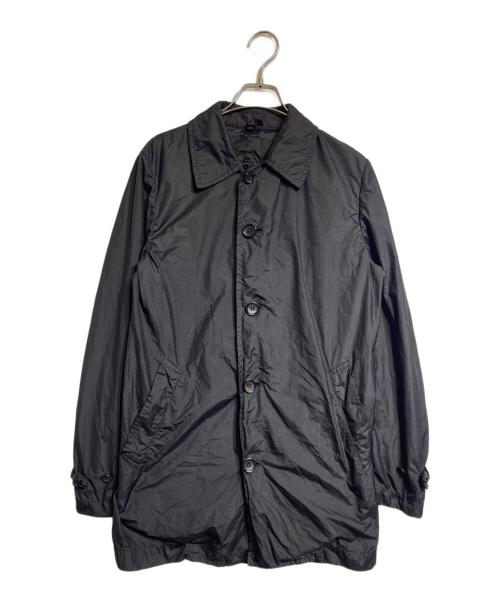COMME des GARCONS HOMME（コムデギャルソン オム）COMME des GARCONS HOMME (コムデギャルソン オム) 製品染めステンカラーコート ブラック サイズ:XSの古着・服飾アイテム