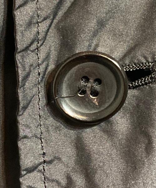 COMME des GARCONS HOMME（コムデギャルソン オム）COMME des GARCONS HOMME (コムデギャルソン オム) 製品染めステンカラーコート ブラック サイズ:XSの古着・服飾アイテム