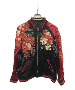 美品！Hoshinime スカジャン 黒別珍　竹虎 ヴィンテージ 別珍 スカジャン ブラック 竹虎 キルティングライナー