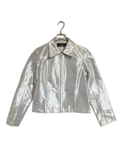 tricot COMME des GARCONS（トリココムデギャルソン）tricot COMME des GARCONS (トリココムデギャルソン) ジップブルゾン シルバー サイズ:Freeの古着・服飾アイテム