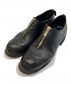 GUIDIグイディ）の古着「HORSE FULL GRAIN FRONT ZIP SHOES」｜ブラック