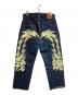EVISU (エヴィス) 戒 魂バックプリントデニムパンツ インディゴ サイズ:W40L35：35000円