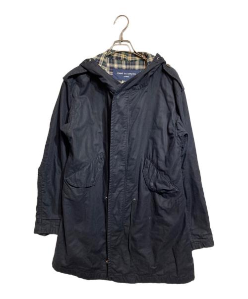 COMME des GARCONS HOMME（コムデギャルソン オム）COMME des GARCONS HOMME (コムデギャルソン オム) 裏ネルモッズコート ブラック サイズ:Mの古着・服飾アイテム