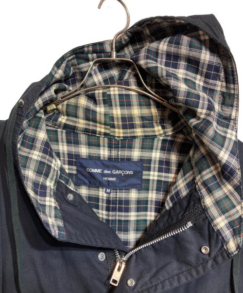 COMME des GARCONS HOMME（コムデギャルソン オム）COMME des GARCONS HOMME (コムデギャルソン オム) 裏ネルモッズコート ブラック サイズ:Mの古着・服飾アイテム