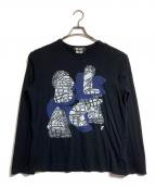 BLACK COMME des GARCONSブラックコムデギャルソン）の古着「ロングスリーブカットソー」｜ブラック