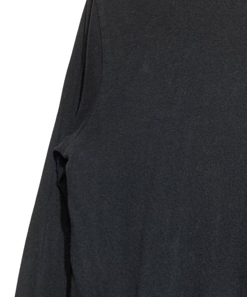 BLACK COMME des GARCONS（ブラックコムデギャルソン）BLACK COMME des GARCONS (ブラックコムデギャルソン) ロングスリーブカットソー ブラック サイズ:XLの古着・服飾アイテム