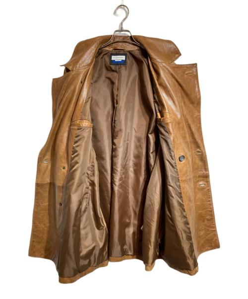 MAISON SPECIAL（メゾンスペシャル）MAISON SPECIAL (メゾンスペシャル) プライムオーバーレザーダブルショートコート ブラウン サイズ:1の古着・服飾アイテム