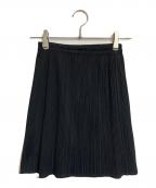 PLEATS PLEASEプリーツプリーズ）の古着「プリーツミニスカート」｜ブラック