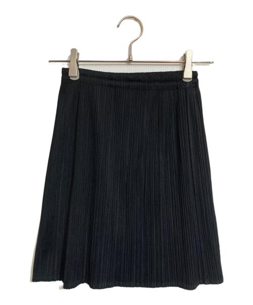 PLEATS PLEASE（プリーツプリーズ）PLEATS PLEASE (プリーツプリーズ) プリーツミニスカート ブラック サイズ:34の古着・服飾アイテム