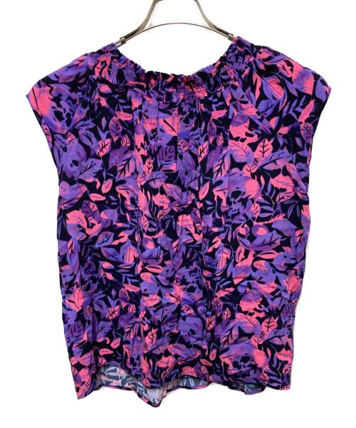 Hysteric Glamour（ヒステリックグラマー）Hysteric Glamour (ヒステリックグラマー) WEEDY SKULL（ウィーディースカル）柄 プルオーバーブラウス パープル サイズ:FREEの古着・服飾アイテム