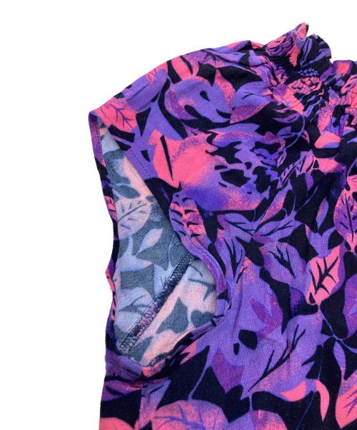 Hysteric Glamour（ヒステリックグラマー）Hysteric Glamour (ヒステリックグラマー) WEEDY SKULL（ウィーディースカル）柄 プルオーバーブラウス パープル サイズ:FREEの古着・服飾アイテム