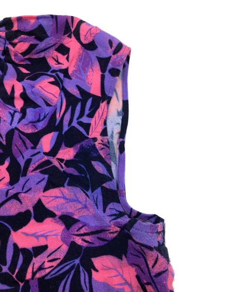 Hysteric Glamour（ヒステリックグラマー）Hysteric Glamour (ヒステリックグラマー) WEEDY SKULL（ウィーディースカル）柄 プルオーバーブラウス パープル サイズ:FREEの古着・服飾アイテム