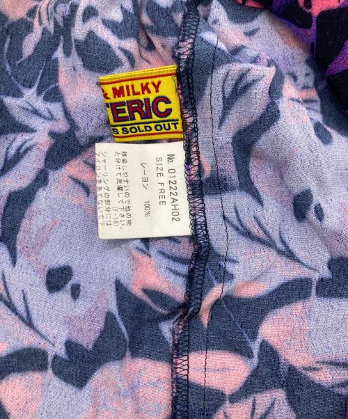 Hysteric Glamour（ヒステリックグラマー）Hysteric Glamour (ヒステリックグラマー) WEEDY SKULL（ウィーディースカル）柄 プルオーバーブラウス パープル サイズ:FREEの古着・服飾アイテム