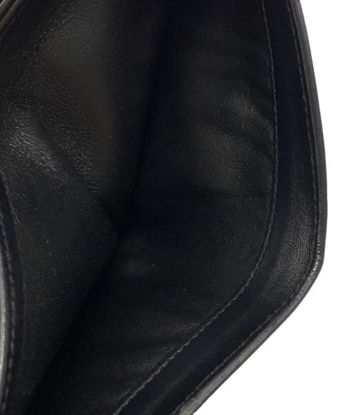 Saint Laurent Paris（サンローランパリ）Saint Laurent Paris (サンローランパリ) スタープリントコンパクトウォレット ブラックの古着・服飾アイテム