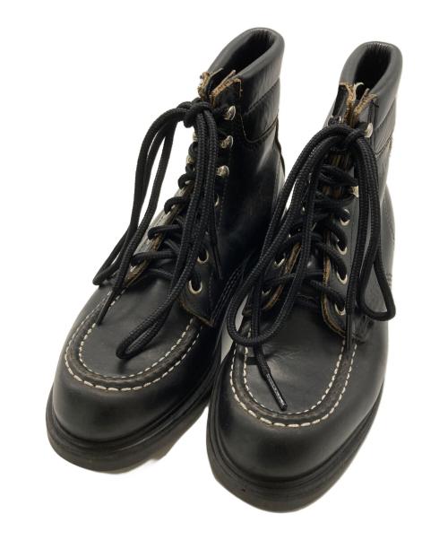 RED WING（レッドウィング）RED WING (レッドウィング) SUPERSOLE MOC TOE ブラック サイズ:4・1/2(Dウィズ）の古着・服飾アイテム