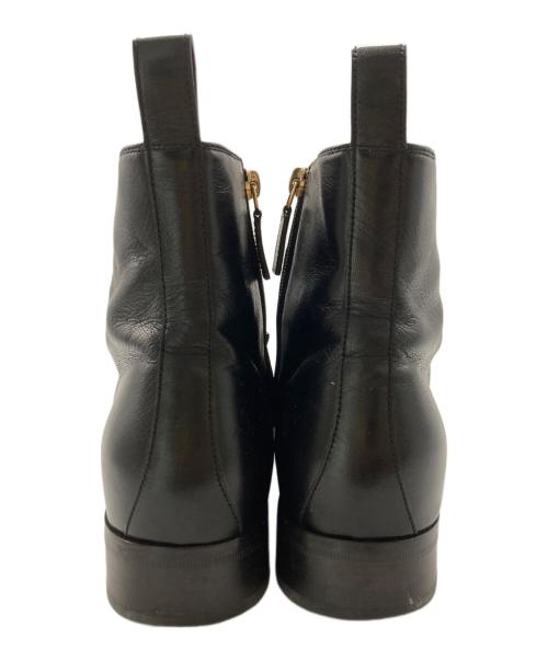 GUCCI（グッチ）GUCCI (グッチ) ホースビットブーツ ブラック サイズ:7・1/2の古着・服飾アイテム
