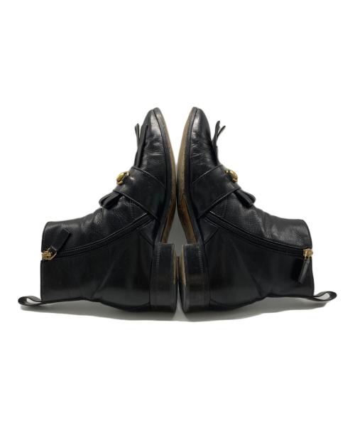 GUCCI（グッチ）GUCCI (グッチ) ホースビットブーツ ブラック サイズ:7・1/2の古着・服飾アイテム