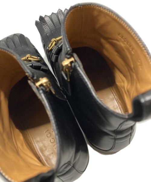 GUCCI（グッチ）GUCCI (グッチ) ホースビットブーツ ブラック サイズ:7・1/2の古着・服飾アイテム