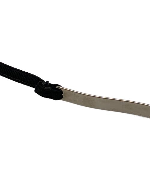 MIU MIU（ミュウミュウ）MIU MIU (ミュウミュウ) パール×ラインストーンカチューシャ シルバーの古着・服飾アイテム