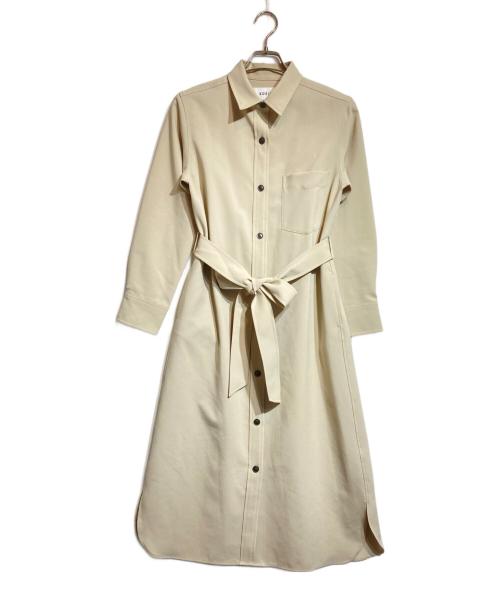 SOEJU（ソージュ）SOEJU (ソージュ) ソフトオックスシャツワンピース ベージュ サイズ:Sの古着・服飾アイテム