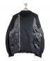sacai（サカイ）の古着「ニット切替ブルゾン」｜ブラック