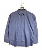 SOFTHYPHEN×THOMAS MASONソフトハイフン×トーマスメイソン）の古着「ストライプシャツ」｜ブルー×ホワイト