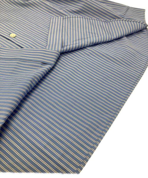 SOFTHYPHEN（ソフトハイフン）SOFTHYPHEN (ソフトハイフン) THOMAS MASON (トーマスメイソン) ストライプシャツ ブルー×ホワイト サイズ:3の古着・服飾アイテム