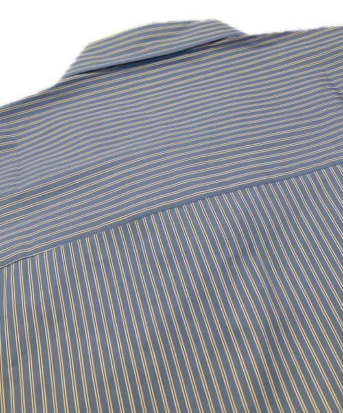 SOFTHYPHEN（ソフトハイフン）SOFTHYPHEN (ソフトハイフン) THOMAS MASON (トーマスメイソン) ストライプシャツ ブルー×ホワイト サイズ:3の古着・服飾アイテム