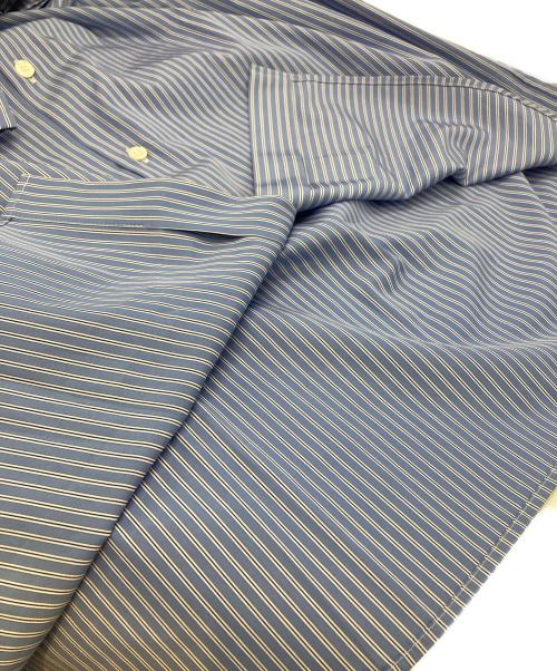 SOFTHYPHEN（ソフトハイフン）SOFTHYPHEN (ソフトハイフン) THOMAS MASON (トーマスメイソン) 半袖シャツ ブルー×ホワイト サイズ:3の古着・服飾アイテム