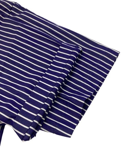 SOFTHYPHEN（ソフトハイフン）SOFTHYPHEN (ソフトハイフン) THOMAS MASON (トーマスメイソン) 半袖シャツ ネイビー×ホワイト サイズ:3の古着・服飾アイテム