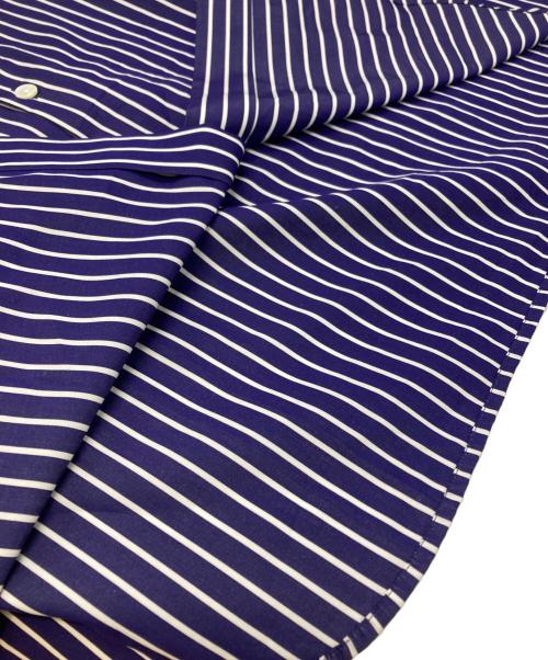 SOFTHYPHEN（ソフトハイフン）SOFTHYPHEN (ソフトハイフン) THOMAS MASON (トーマスメイソン) 半袖シャツ ネイビー×ホワイト サイズ:3の古着・服飾アイテム