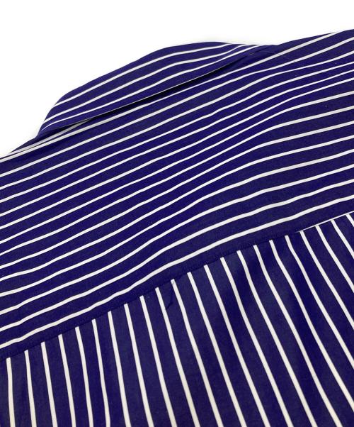 SOFTHYPHEN（ソフトハイフン）SOFTHYPHEN (ソフトハイフン) THOMAS MASON (トーマスメイソン) 半袖シャツ ネイビー×ホワイト サイズ:3の古着・服飾アイテム